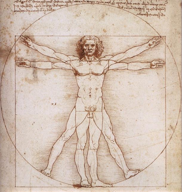 Hombre de Vitruvio